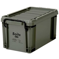 Boite コンテナボックス 収納 S ハイタイプ 8L カーキ MA-4094