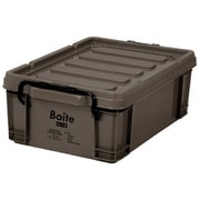 MA-4096 [Boite コンテナボックス 収納 M ロータイプ 13L ブラウン]