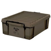 MA-4102 [Boite コンテナボックス 収納 L ロータイプ 23L ブラウン]