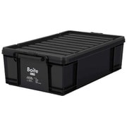 MA-4110 [Boite コンテナボックス 収納 XL ロータイプ 50L ブラック]