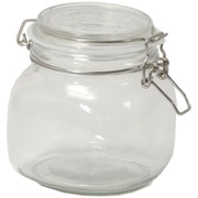 LD-488 [角型 ガラス 保存瓶 750ml キャレ おしゃれ かわいい シンプル]