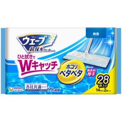ウェーブ フロア用ウェットシート 無香 大容量パック 28枚