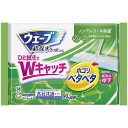 ウェーブ フロア用ウェットシート ノンアルコール 除菌タイプ 14枚