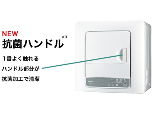 東芝 おおかっ ED-60A4(W) 衣類乾燥機 乾燥6kg 電気式(50Hz／60Hz共用) ピュア