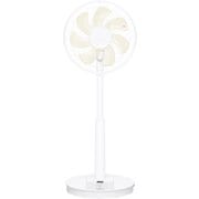 リビング扇風機 DCモーター搭載 リモコン付き ホワイト F-C337B-W