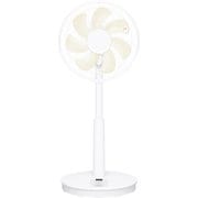 リビング扇風機 ACモーター搭載 リモコン付き ホワイト F-C324B-W