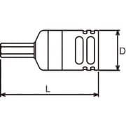 IN3012M.43-6 [3/8インチ絶縁ヘックスビットソケット 6mm]