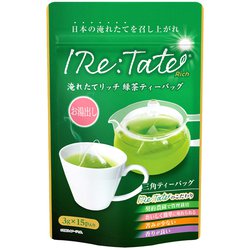 高森商店 IRe：Tate Rich緑茶ティーバッグHOT 45g [期限切迫商品（賞味期限：2025年9月30日）]