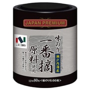 ニコニコのり 瀬戸内海産一番摘原料使用味のり卓上 12切80枚