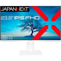 ヨドバシ.com - JAPANNEXT ジャパンネクスト 液晶モニター/23.8型/フルHD（1920×1080）/IPSパネル/非光沢/HDR対応/HDMI×1  DP×1 USB-C×1/ホワイトカラー JN-IPS2381FHDR-C65W-HSP-W 通販【全品無料配達】