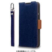 CR_P5ACSDNNJ_ID [Pixel 5a 5G用 手帳型 ケース デニム 生地 ストラップ 付き NU JEANS インディゴ]