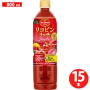 リコピンリッチ フルーティー 800ml×15本 [トマト飲料]