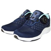 fosn-004lNAVY-MINT23cm [FOURSENSE レディースフライニットダイヤルシューズ ネイビー×ミント 23.0cm]