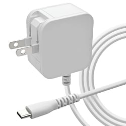 急速充電器 USB PD（パワーデリバリー）対応 USB-Cケーブル一体型 2m 20W 90度回転収納式プラグ ホワイト R20ACC20W02WH