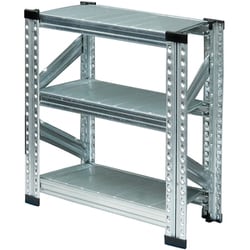 軽量 シンプル イタリア製 スチールラック 本体 幅67.7×高さ65.3×奥行25cm 3段 MS663d2