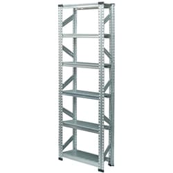 軽量 シンプル イタリア製 スチールラック 本体 幅67.7×高さ197.2×奥行25cm 6段 MS6196d2