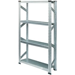 軽量 シンプル イタリア製 スチールラック 本体 幅97.7×高さ157.6×奥行25cm 4段 MS9154d2