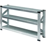 MS1263d2 [軽量 シンプル イタリア製 スチールラック 本体 幅127.7×高さ65.3×奥行25cm 3段]