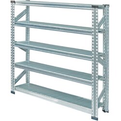 軽量 シンプル イタリア製 スチールラック 本体 幅127.7×高さ118×奥行25cm 5段 MS12125d2