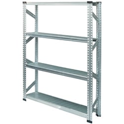 軽量 シンプル イタリア製 スチールラック 本体 幅127.7×高さ157.6×奥行25cm 4段 MS12154d2