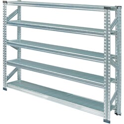 軽量 シンプル イタリア製 スチールラック 本体 幅142.7×高さ118×奥行25cm 5段 MS14125d2