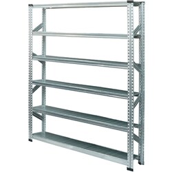 軽量 シンプル イタリア製 スチールラック 本体 幅157.7×高さ184×奥行25cm 6段 MS15186d2