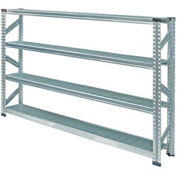 軽量 シンプル イタリア製 スチールラック 本体 幅172.7×高さ118×奥行25cm 4段 MS17124d2