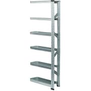 軽量 シンプル イタリア製 スチールラック 連結用 幅67.7×高さ184×奥行25cm 6段 MS6186d2s