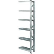 軽量 シンプル イタリア製 スチールラック 連結用 幅67.7×高さ197.2×奥行25cm 6段 MS6196d2s