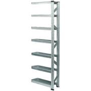 軽量 シンプル イタリア製 スチールラック 連結用 幅67.7×高さ197.2×奥行25cm 7段 MS6197d2s