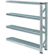 軽量 シンプル イタリア製 スチールラック 連結用 幅112.7×高さ118×奥行25cm 4段 MS11124d2s