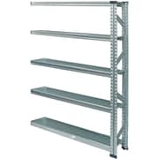 MS11155d2s [軽量 シンプル イタリア製 スチールラック 連結用 幅112.7×高さ157.6×奥行25cm 5段]