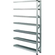 軽量 シンプル イタリア製 スチールラック 連結用 幅112.7×高さ197.2×奥行25cm 7段 MS11197d2s