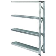 軽量 シンプル イタリア製 スチールラック 連結用 幅127.7×高さ157.6×奥行25cm 4段 MS12154d2s