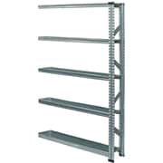 MS12185d2s [軽量 シンプル イタリア製 スチールラック 連結用 幅127.7×高さ184×奥行25cm 5段]