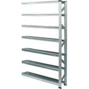 軽量 シンプル イタリア製 スチールラック 連結用 幅127.7×高さ197.2×奥行25cm 7段 MS12197d2s