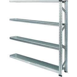 軽量 シンプル イタリア製 スチールラック 連結用 幅142.7×高さ157.6×奥行25cm 4段 MS14154d2s