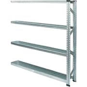 MS14154d2s [軽量 シンプル イタリア製 スチールラック 連結用 幅142.7×高さ157.6×奥行25cm 4段]