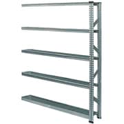 MS14185d2s [軽量 シンプル イタリア製 スチールラック 連結用 幅142.7×高さ184×奥行25cm 5段]