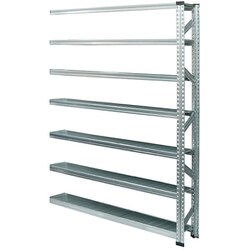 軽量 シンプル イタリア製 スチールラック 連結用 幅142.7×高さ197.2×奥行25cm 7段 MS14197d2s
