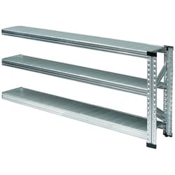 軽量 シンプル イタリア製 スチールラック 連結用 幅157.7×高さ65.3×奥行25cm 3段 MS1563d2s