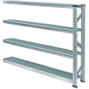 MS15124d2s [軽量 シンプル イタリア製 スチールラック 連結用 幅157.7×高さ118×奥行25cm 4段]
