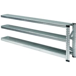 軽量 シンプル イタリア製 スチールラック 連結用 幅172.7×高さ65.3×奥行25cm 3段 MS1763d2s
