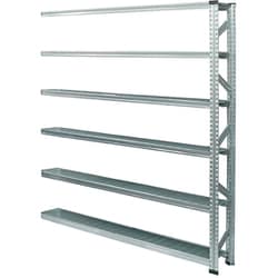 軽量 シンプル イタリア製 スチールラック 連結用 幅172.7×高さ197.2×奥行25cm 6段 MS17196d2s
