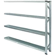 MS18154d2s [軽量 シンプル イタリア製 スチールラック 連結用 幅187.7×高さ157.6×奥行25cm 4段]