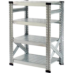 軽量 シンプル イタリア製 スチールラック 本体 幅67.7×高さ91.7×奥行32cm 4段 MS694d3