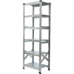 軽量 シンプル イタリア製 スチールラック 本体 幅67.7×高さ184×奥行32cm 6段 MS6186d3