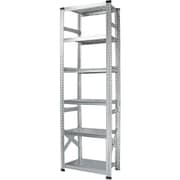 軽量 シンプル イタリア製 スチールラック 本体 幅67.7×高さ210.4×奥行32cm 6段 MS6216d3