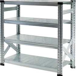 軽量 シンプル イタリア製 スチールラック 本体 幅97.7×高さ91.7×奥行32cm 4段 MS994d3