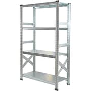 軽量 シンプル イタリア製 スチールラック 本体 幅97.7×高さ157.6×奥行32cm 4段 MS9154d3